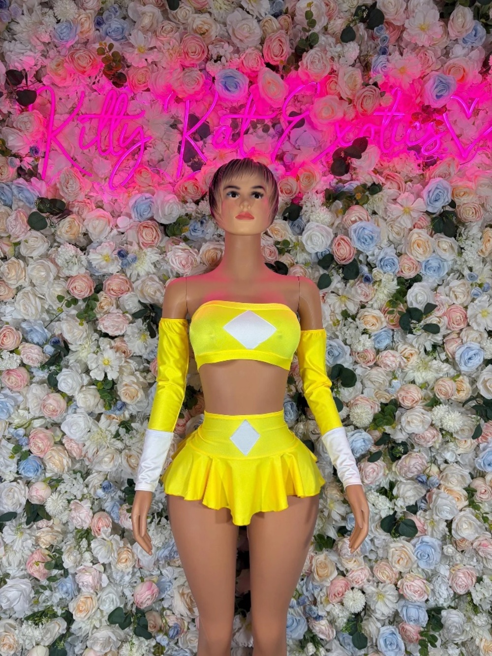 KittyKatExotics Halloween Yellow Power Ranger Set